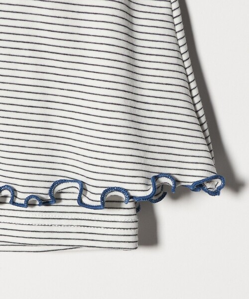 green label relaxing（グリーンレーベルリラクシング）の「ボーダーTシャツ＋キャミソール セット / キッズ 140cm-160cm（Tシャツ/カットソー・キッズ・パープル/イエロー/オフホワイト・160cm/150cm/140cm）」の21枚目の写真