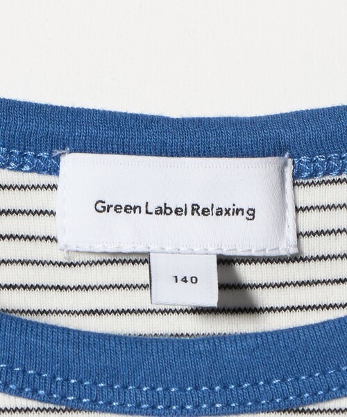 green label relaxing（グリーンレーベルリラクシング）の「ボーダーTシャツ＋キャミソール セット / キッズ 140cm-160cm（Tシャツ/カットソー・キッズ・パープル/イエロー/オフホワイト・160cm/150cm/140cm）」の17枚目の写真