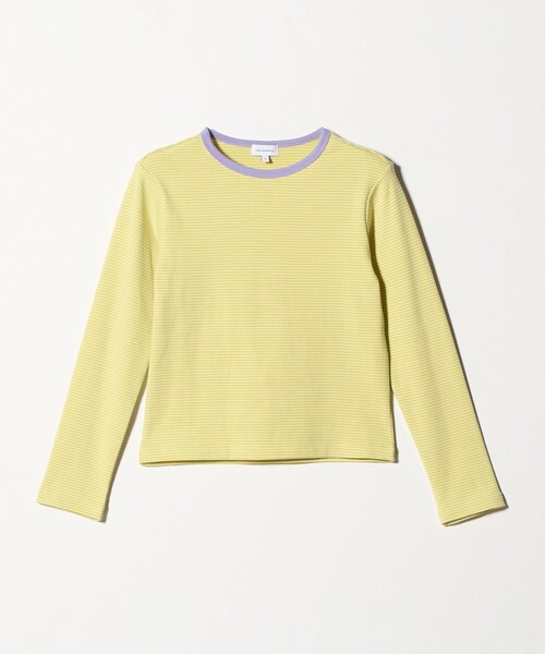 green label relaxing（グリーンレーベルリラクシング）の「ボーダーTシャツ＋キャミソール セット / キッズ 140cm-160cm（Tシャツ/カットソー・キッズ・パープル/イエロー/オフホワイト・160cm/150cm/140cm）」の10枚目の写真