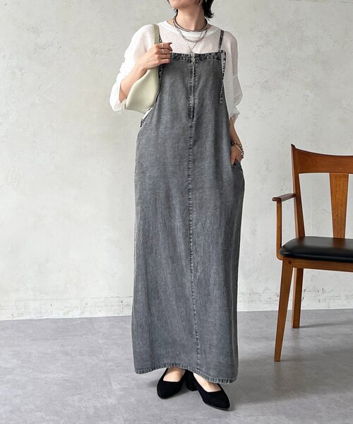 un dix cors(アンディコール)の「メッシュスラブジャージプルオーバー(Tシャツ/カットソー・レディース・ブラック/オフホワイト・FREE)」の11枚目の写真
