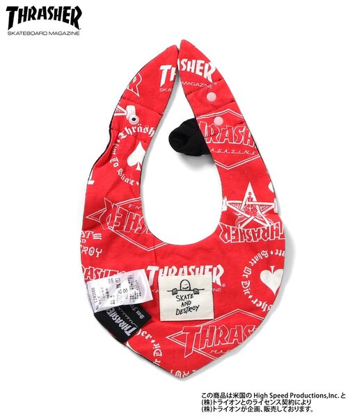 Ampersand（アンパサンド）の「THRASHER　スタイ（スタイ/よだれかけ・キッズ・ブルー/ブラック・90）」の3枚目の写真