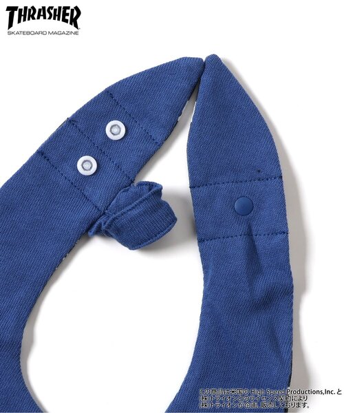 Ampersand（アンパサンド）の「THRASHER　スタイ（スタイ/よだれかけ・キッズ・ブルー/ブラック・90）」の8枚目の写真