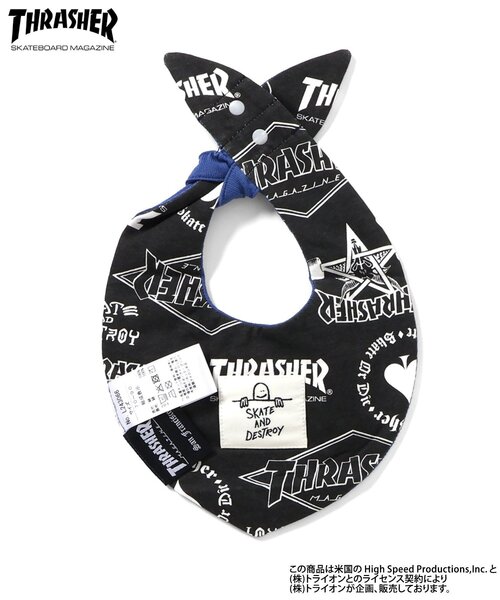 Ampersand（アンパサンド）の「THRASHER　スタイ（スタイ/よだれかけ・キッズ・ブルー/ブラック・90）」の11枚目の写真