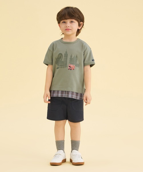 combimini(コンビミニ)の「ストレッチツイルショートパンツ(その他パンツ・キッズ・レッド/ベージュ/ダークグレー・80/90/100/110/120)」の13枚目の写真