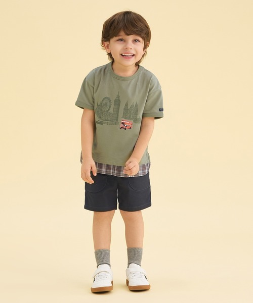 combimini(コンビミニ)の「ストレッチツイルショートパンツ(その他パンツ・キッズ・レッド/ベージュ/ダークグレー・80/90/100/110/120)」の12枚目の写真