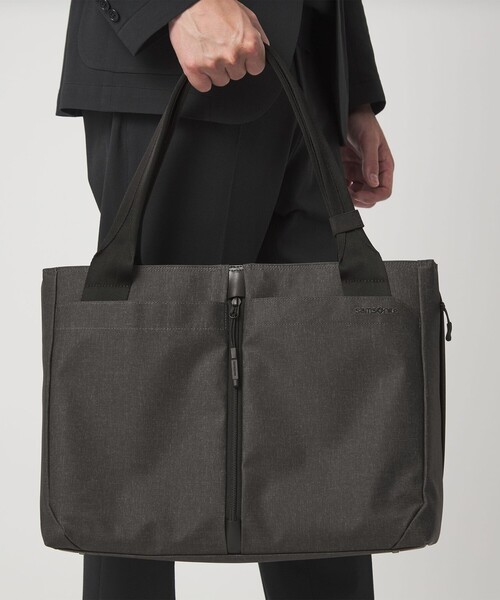 Samsonite（サムソナイト）の「【別注】＜Samsonite＞GLR サブリム TOTE S トートバッグ -撥水-（ビジネスバッグ・メンズ・ダークグレー・FREE）」の6枚目の写真