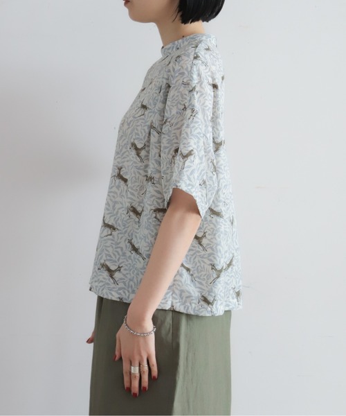 NOMBRE IMPAIR（ノンブルアンペール）の「【予約】バンビプリント　後開きTブラウス（シャツ/ブラウス・レディース・ブルー・FREE）」の19枚目の写真