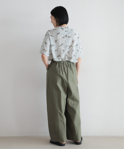 NOMBRE IMPAIR（ノンブルアンペール）の「【予約】バンビプリント　後開きTブラウス（シャツ/ブラウス・レディース・ブルー・FREE）」の10枚目の写真