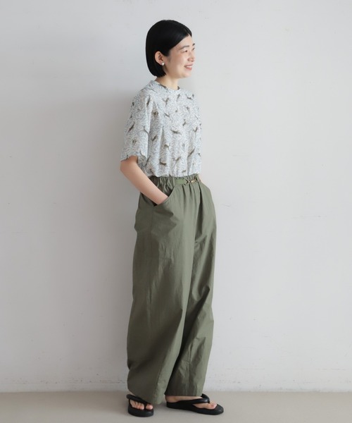 NOMBRE IMPAIR（ノンブルアンペール）の「【予約】バンビプリント　後開きTブラウス（シャツ/ブラウス・レディース・ブルー・FREE）」の8枚目の写真