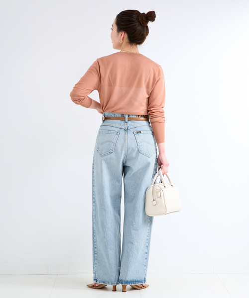 Lee（リー）の「ウォッシャブル / LEE / リー 別注 DADDY PANTS（デニムパンツ・レディース・サックスブルー/ブルー・SMALL/MEDIUM）」の15枚目の写真