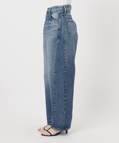 Lee（リー）の「ウォッシャブル / LEE / リー 別注 DADDY PANTS（デニムパンツ・レディース・サックスブルー/ブルー・SMALL/MEDIUM）」の20枚目の写真