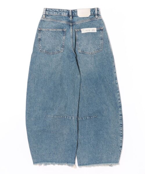 ALLSAINTS(オールセインツ)の「PAYTON BARREL LEG JEANS | PAYTON バレル レッグ ジーンズ(デニムパンツ・レディース・インディゴブルー・25/24)」の9枚目の写真