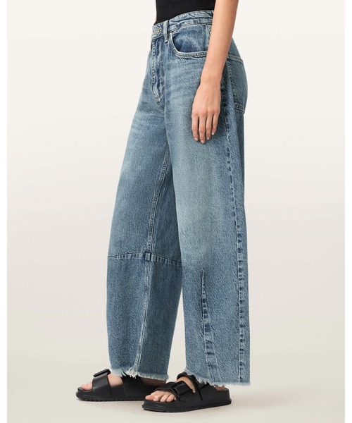 ALLSAINTS(オールセインツ)の「PAYTON BARREL LEG JEANS | PAYTON バレル レッグ ジーンズ(デニムパンツ・レディース・インディゴブルー・25/24)」の5枚目の写真