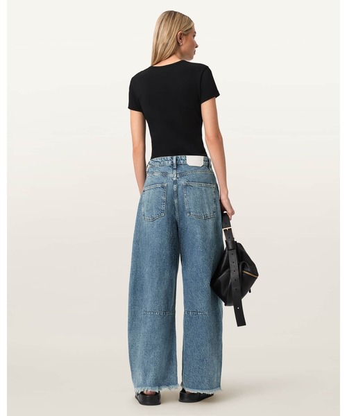 ALLSAINTS(オールセインツ)の「PAYTON BARREL LEG JEANS | PAYTON バレル レッグ ジーンズ(デニムパンツ・レディース・インディゴブルー・25/24)」の6枚目の写真