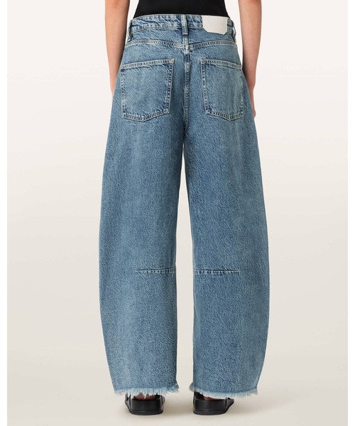 ALLSAINTS(オールセインツ)の「PAYTON BARREL LEG JEANS | PAYTON バレル レッグ ジーンズ(デニムパンツ・レディース・インディゴブルー・25/24)」の7枚目の写真