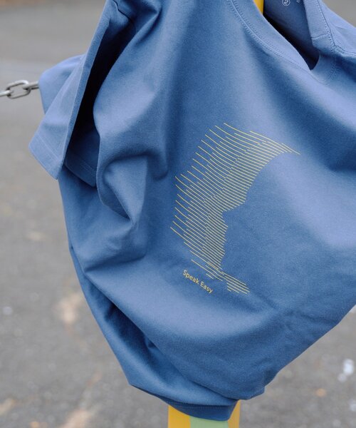 WHIMSIC(ウィムジック)の「【WHIMSIC/2サイズ展開】スピークイージーシルクスクリーンプリントT(Tシャツ/カットソー・メンズ・ピンク/ホワイト/ネイビー/シルバー・2/1)」の19枚目の写真