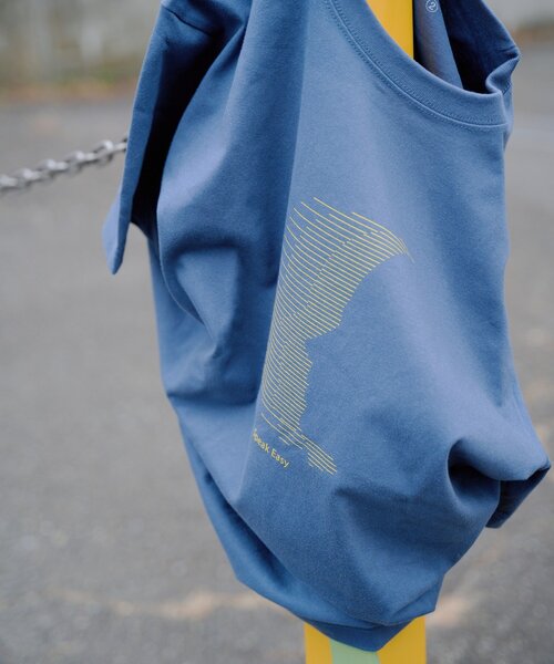 WHIMSIC(ウィムジック)の「【WHIMSIC/2サイズ展開】スピークイージーシルクスクリーンプリントT(Tシャツ/カットソー・メンズ・ピンク/ホワイト/ネイビー/シルバー・2/1)」の20枚目の写真