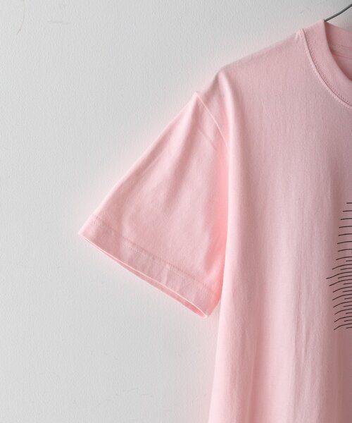 WHIMSIC(ウィムジック)の「【UNISEX/2サイズ展開】スピークイージーシルクスクリーンプリントT(Tシャツ/カットソー・メンズ・ピンク/ホワイト/ネイビー/シルバー・2/1)」の13枚目の写真