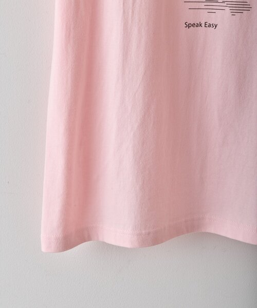 WHIMSIC(ウィムジック)の「【UNISEX/2サイズ展開】スピークイージーシルクスクリーンプリントT(Tシャツ/カットソー・メンズ・ピンク/ホワイト/ネイビー/シルバー・2/1)」の15枚目の写真