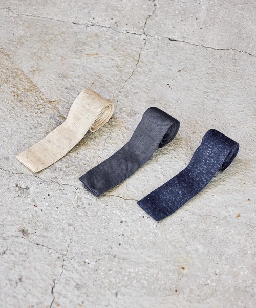 GLOBAL WORK（グローバルワーク）の「ネクタイ/リネンブレンド/ニット/Salon de GW/647537（ネクタイ・メンズ・チャコールグレー/ライトベージュ/ネイビー・FREE）」の15枚目の写真