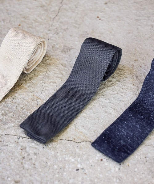 GLOBAL WORK（グローバルワーク）の「ネクタイ/リネンブレンド/ニット/Salon de GW/647537（ネクタイ・メンズ・チャコールグレー/ライトベージュ/ネイビー・FREE）」の16枚目の写真