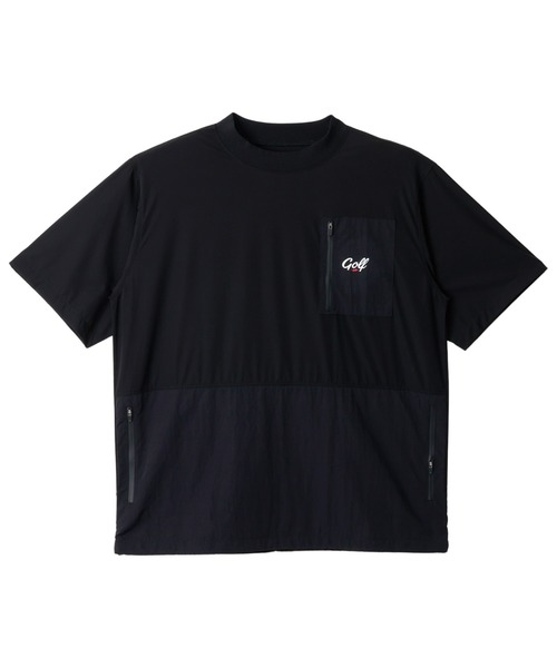 Electric/エレクトリック GOLF LOGO MOCK NECK NYLON CARGO POCKET S/S