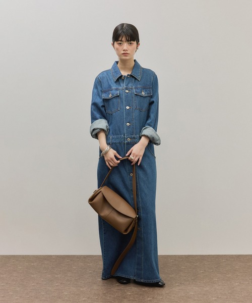 ADAM ET ROPE'（アダムエロペ）の「【サステナブル】フラップショルダーバッグ（ショルダーバッグ・レディース・ブラック/ブラウン・FREE）」の8枚目の写真