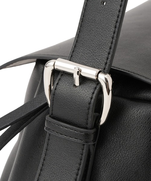 ADAM ET ROPE'（アダムエロペ）の「【サステナブル】フラップショルダーバッグ（ショルダーバッグ・レディース・ブラック/ブラウン・FREE）」の18枚目の写真