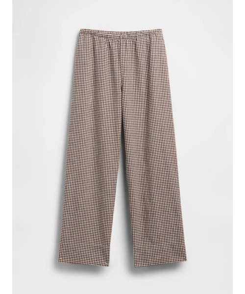 GAP（ギャップ）の「リネンブレンド リラックスフィット ワイドパンツ（その他パンツ・レディース・ブラック/ナチュラル/レッド/ブラウン・XXS/L/M/S/XS）」の13枚目の写真