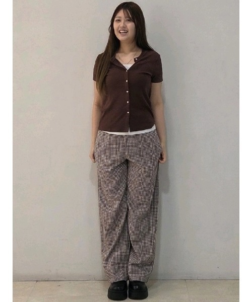 GAP（ギャップ）の「リネンブレンド リラックスフィット ワイドパンツ（その他パンツ・レディース・ブラック/ナチュラル/レッド/ブラウン・XXS/L/M/S/XS）」の21枚目の写真
