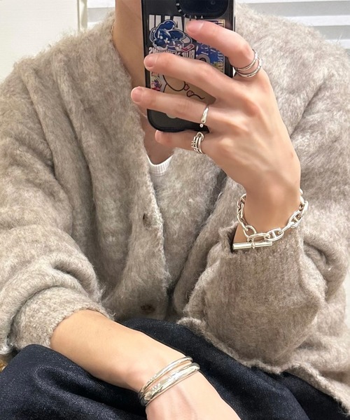 SBG（エスビー）の「インフルエンサー Yu × SBG プランプサンド リング（リング・メンズ・シルバー・12号/16号/14号/18号/21号）」の4枚目の写真