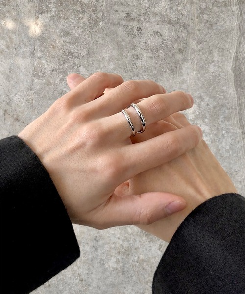 SBG（エスビー）の「インフルエンサー Yu × SBG プランプサンド リング（リング・メンズ・シルバー・12号/16号/14号/18号/21号）」の6枚目の写真