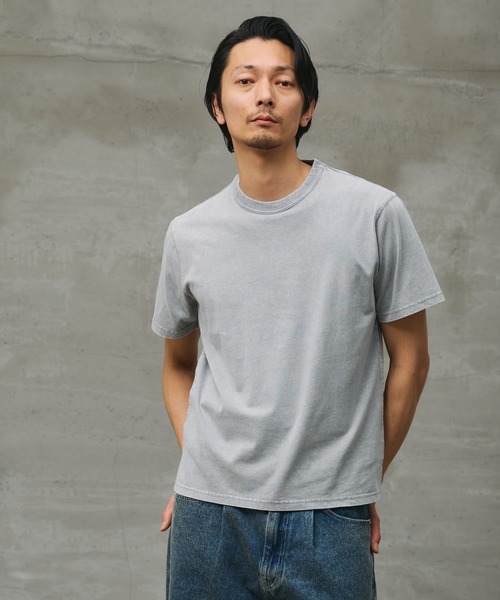 paradigm(パラダイム)の「【paradigm】バイオ加工クルーネックフェードT半袖(Tシャツ/カットソー・メンズ・チャコールグレー/ライトグレー/ホワイト・MEDIUM/X-LARGE/LARGE)」の1枚目の写真
