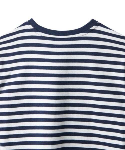 MUSINSA STANDARD KIDS（ムシンサスタンダードキッズ）の「ストライプクルーネック長袖Tシャツ[ネイビー/ホワイト]（Tシャツ/カットソー・レディース・その他・100/110/120/130/140/150/160）」の3枚目の写真