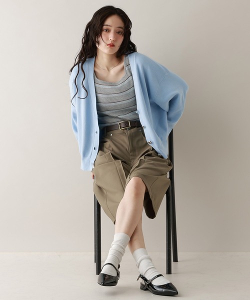 RAGEBLUE(レイジブルー)の「デコボタンニットカーディガン(カーディガン/ボレロ・レディース・グレー/ブルー/ブラック・FREE)」の13枚目の写真