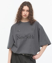 CODDERR（コーダー）の「【CODDERR】ロゴ刺繍 ドロスト ゲームデザイン半袖Tシャツ（Tシャツ/カットソー）」