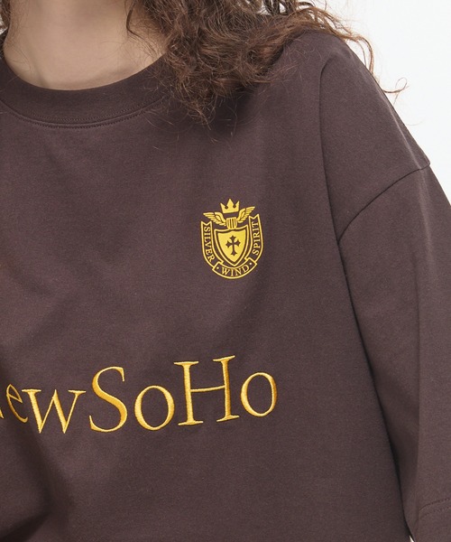 CODDERR(コーダー)の「【CODDERR】ロゴ刺繍 ドロスト ゲームデザイン半袖Tシャツ(Tシャツ/カットソー・メンズ・オフホワイト/ブラック/レッド/ダークブラウン/ダークグレー/ネイビー/カモフラージュ・M/L)」の18枚目の写真