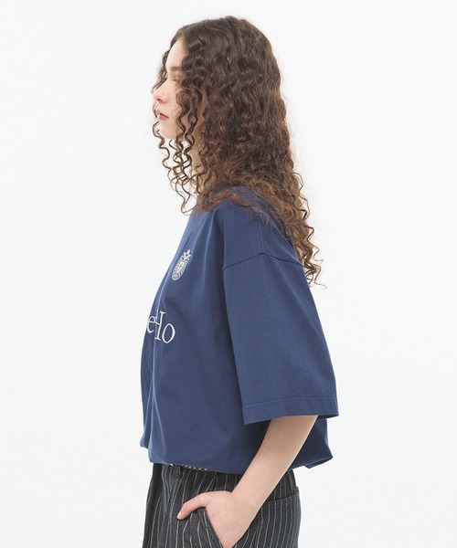 CODDERR(コーダー)の「【CODDERR】ロゴ刺繍 ドロスト ゲームデザイン半袖Tシャツ(Tシャツ/カットソー・メンズ・オフホワイト/ブラック/レッド/ダークブラウン/ダークグレー/ネイビー/カモフラージュ・M/L)」の16枚目の写真