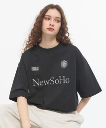 CODDERR（コーダー）の「【CODDERR】ロゴ刺繍 ドロスト ゲームデザイン半袖Tシャツ（Tシャツ/カットソー）」