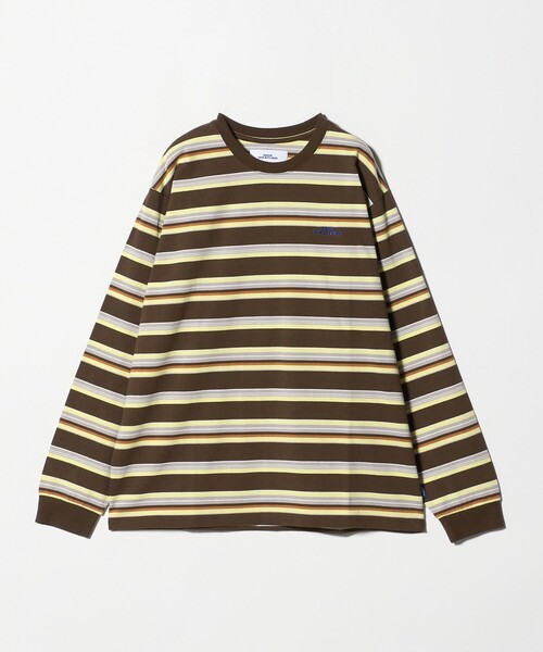 セール】＜NICE WEATHER＞ボーダー ロングスリーブ Tシャツ（Tシャツ
