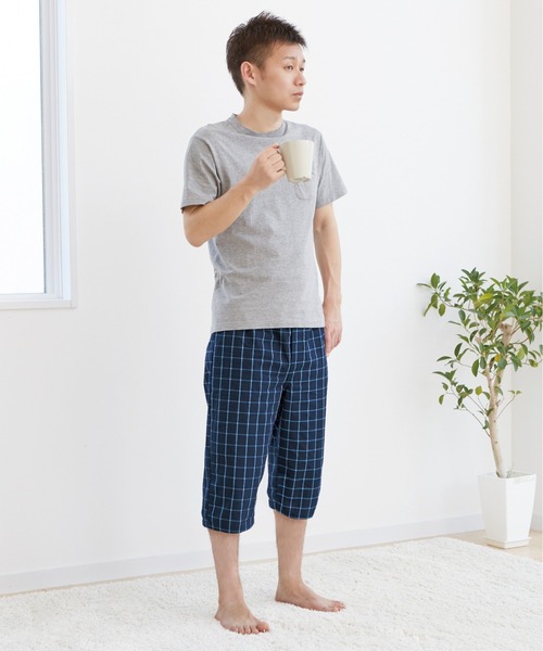 BACKYARD FAMILY（バックヤードファミリー）の「綿100％先染めロングトランクス ひざ下丈3柄組（その他ルームウェア・メンズ・チェック・XL/L）」の3枚目の写真