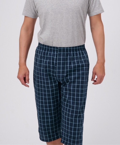 BACKYARD FAMILY（バックヤードファミリー）の「綿100％先染めロングトランクス ひざ下丈3柄組（その他ルームウェア・メンズ・チェック・XL/L）」の4枚目の写真