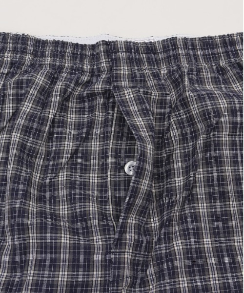 BACKYARD FAMILY（バックヤードファミリー）の「綿100％先染めロングトランクス ひざ下丈3柄組（その他ルームウェア・メンズ・チェック・XL/L）」の8枚目の写真