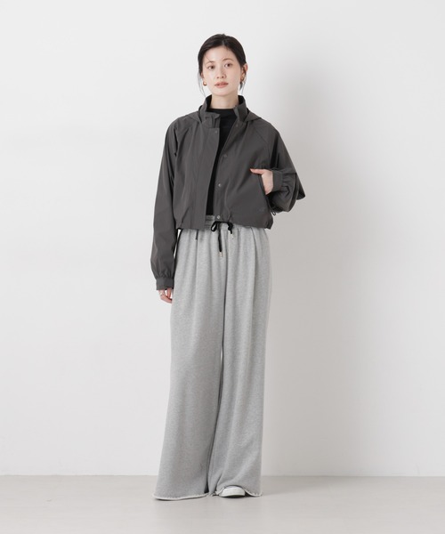 NEW BALANCE(ニューバランス)の「New balance/NB Greyクロップドジャケット(ナイロンジャケット・レディース・グレー/ブラック・M)」の10枚目の写真