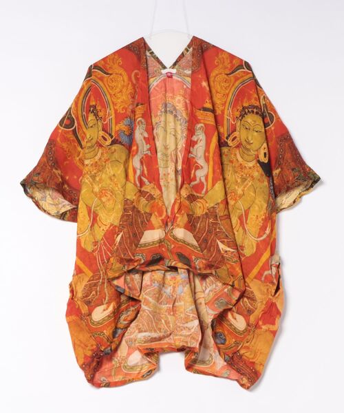 チャイハネ（チャイハネ）の「【チャイハネ】スマタカUVカーディガン（カーディガン/ボレロ・レディース・レッド/ブルー/ブラック/ネイビー/ベージュ・FREE）」の5枚目の写真