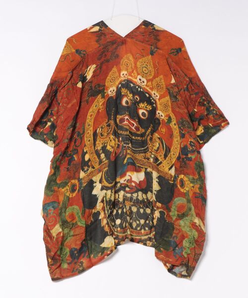 チャイハネ（チャイハネ）の「【チャイハネ】スマタカUVカーディガン（カーディガン/ボレロ・レディース・レッド/ブルー/ブラック/ネイビー/ベージュ・FREE）」の6枚目の写真