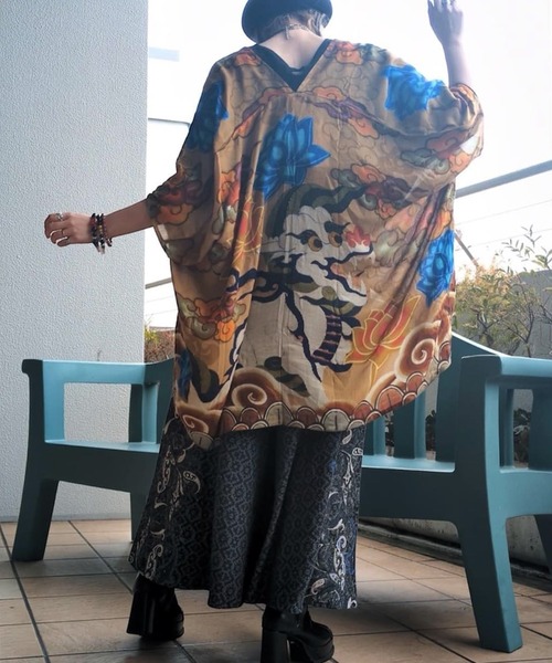 チャイハネ（チャイハネ）の「【チャイハネ】スマタカUVカーディガン（カーディガン/ボレロ・レディース・レッド/ブルー/ブラック/ネイビー/ベージュ・FREE）」の16枚目の写真