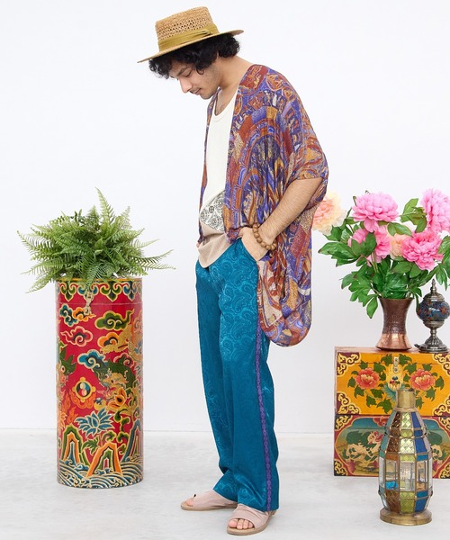 チャイハネ（チャイハネ）の「【チャイハネ】スマタカUVカーディガン（カーディガン/ボレロ・レディース・レッド/ブルー/ブラック/ネイビー/ベージュ・FREE）」の21枚目の写真