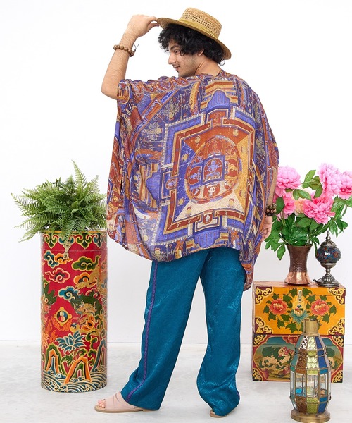 チャイハネ（チャイハネ）の「【チャイハネ】スマタカUVカーディガン（カーディガン/ボレロ・レディース・レッド/ブルー/ブラック/ネイビー/ベージュ・FREE）」の22枚目の写真