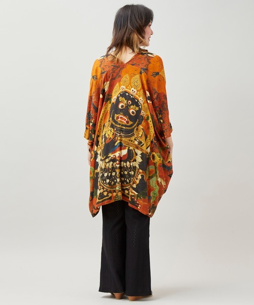 チャイハネ（チャイハネ）の「【チャイハネ】スマタカUVカーディガン（カーディガン/ボレロ・レディース・レッド/ブルー/ブラック/ネイビー/ベージュ・FREE）」の9枚目の写真